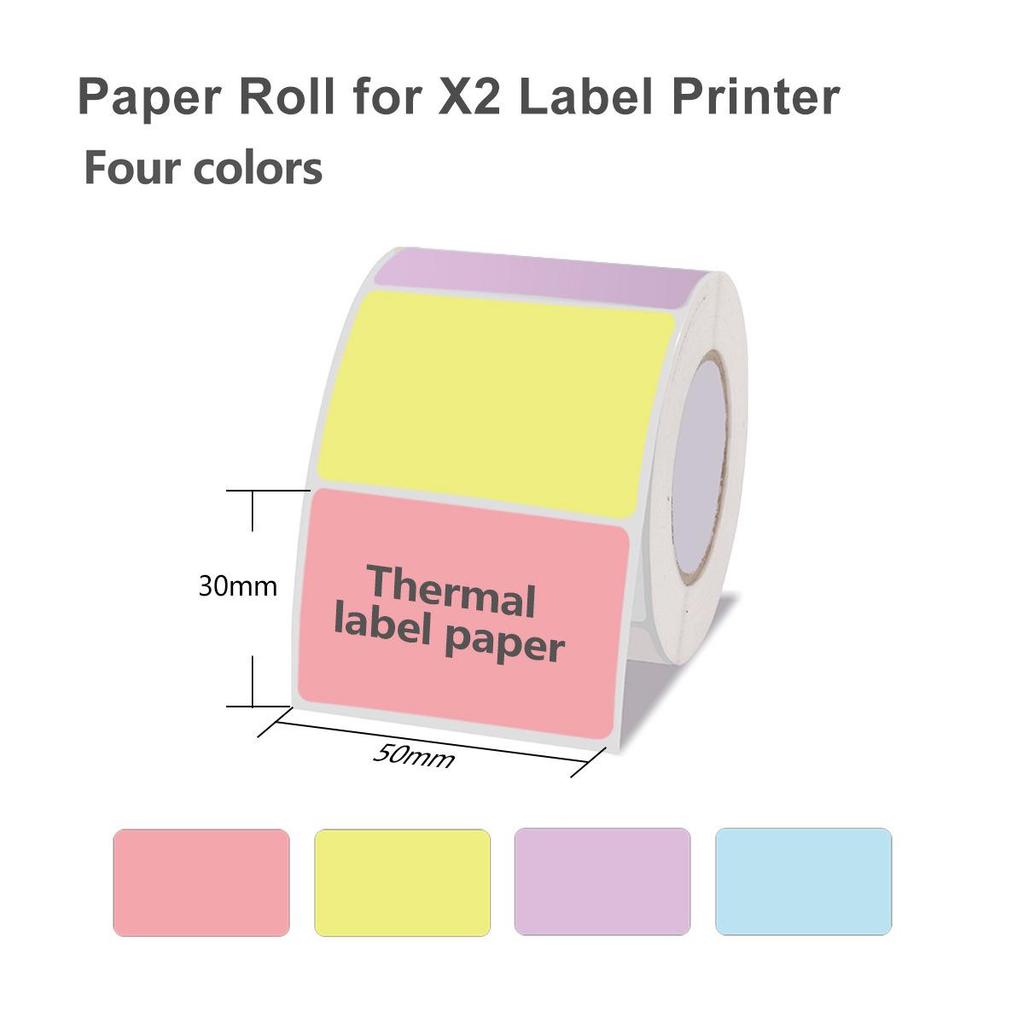 X2 Bluetooth Wireless Thermal Label Printer – Portable, Inkless Barcode & QR Code Machine