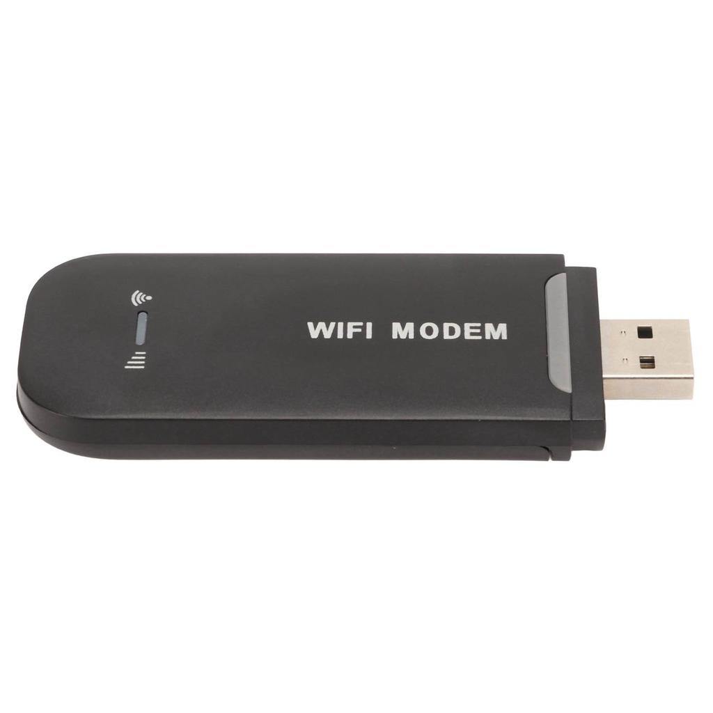 4G WiFi Router Black Up To 10 Users Stable Easy Connection USB Plug and Play 4G LTE Router for Hotspot Micro SIM Card