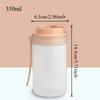 350/550ML Portable Tumbler With Lid & Rope Transparent Plastic Water Cup For Student Kids Heat-Resistant Leak-proof Water Bottle