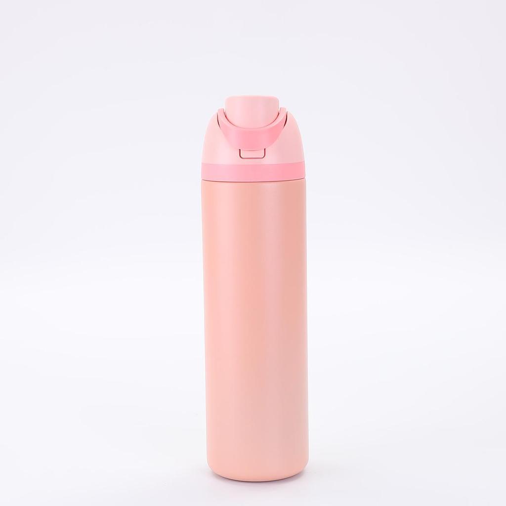 Vacuum Insulated 304 Stainless Steel Water Bottle with Flip-top Lock Lid
