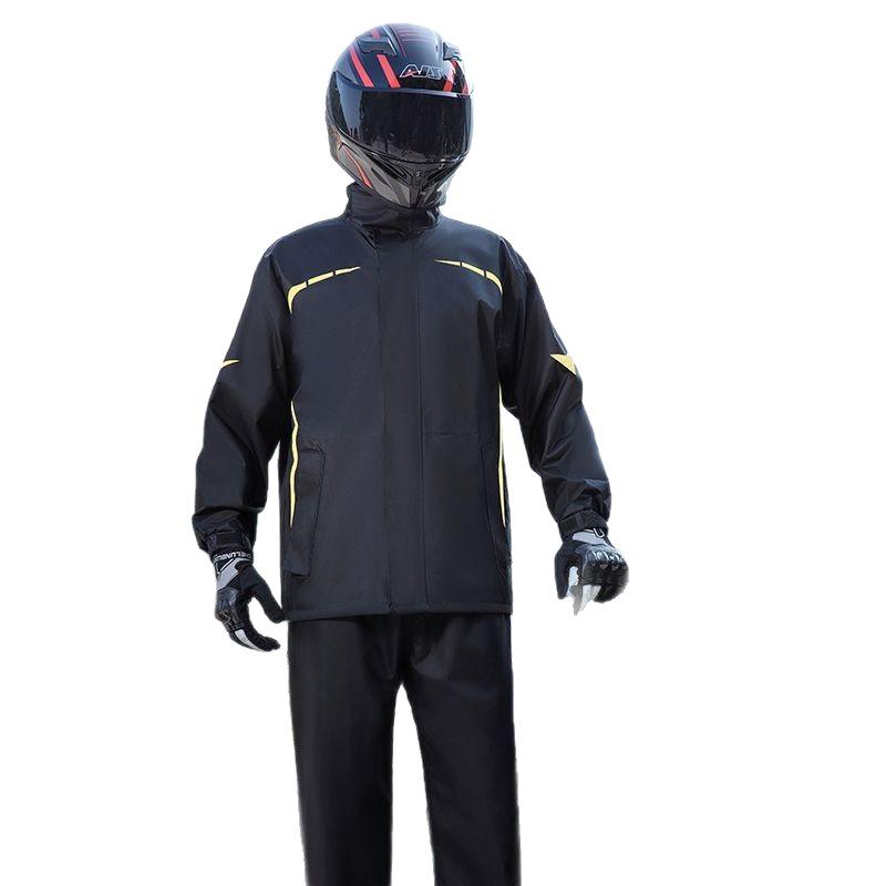 Ensemble pantalon et veste de pluie pour moto hommes séparé corps entier résistant aux orages vêtements imperméables pour motards pour rouler
