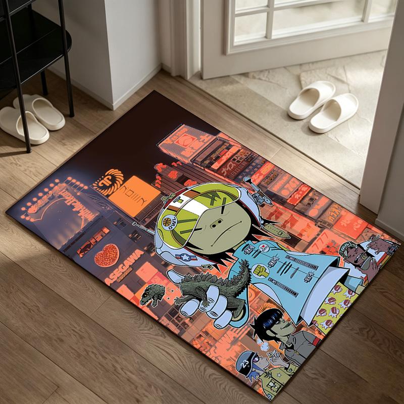 Gorillaz A A rug suitable for office chair areas living rooms and computer desks perfect for home offices and an ideal holiday gift