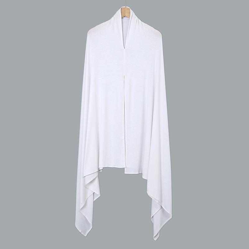 Malaysia Baotou Convenient Scarf Singed Cotton Solid Color Equal Length Sweat Cloth Headscarf