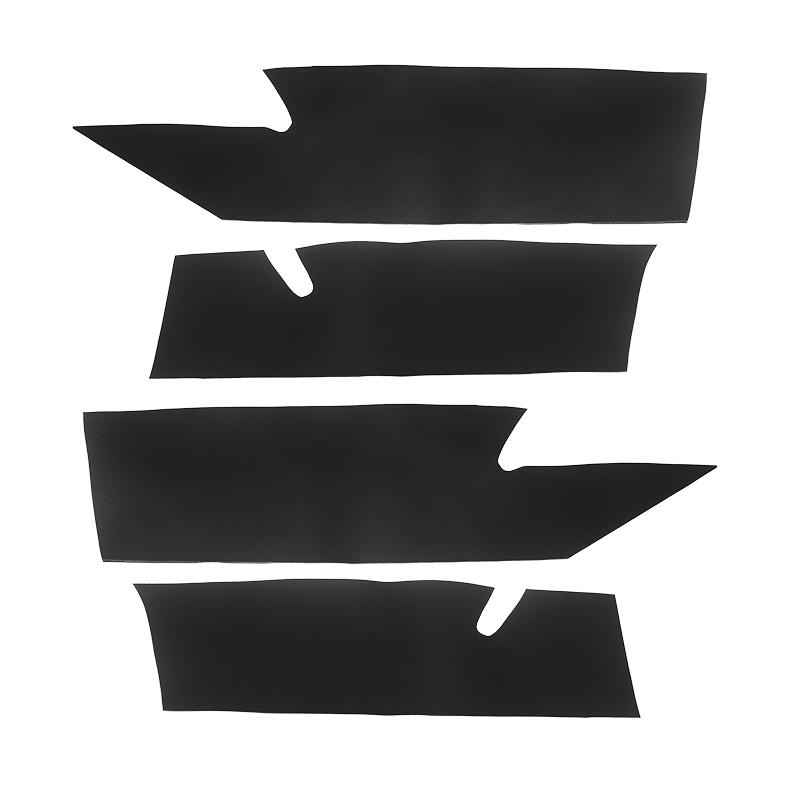 Soft Leather Door Panel Cover For Mazda 3 2011 2012 2013 4pcs Car Front & Back Door Panel Cover Protective Sticker Trim