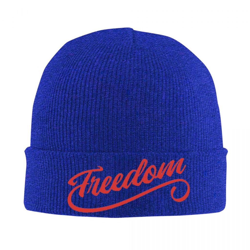 Charlie Kirk Freedom Warm Knitted Cap Winter Knit Bonnet Hat Skullies Beanies Hip Hop Caps for Unisex