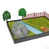 Animal Figures Micro Scenery Board Decoration Kids Playset