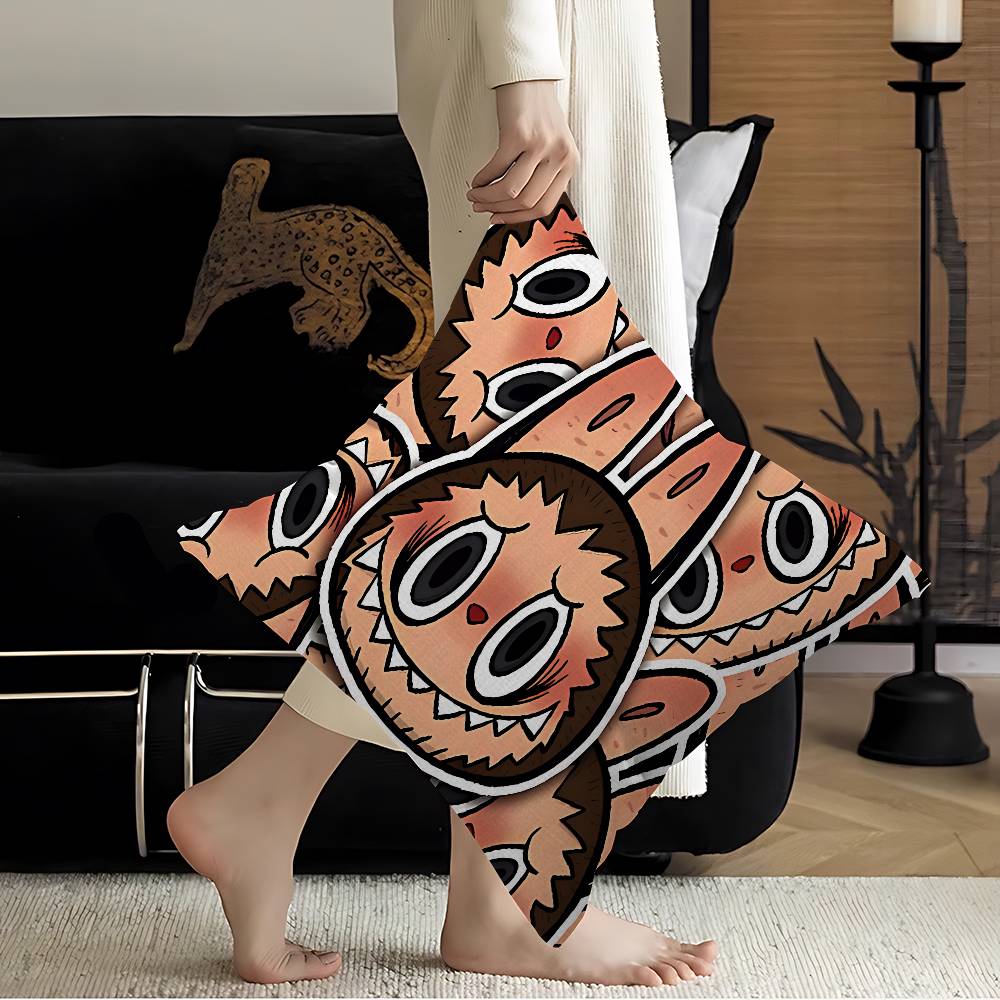 Cartoon L-Labubu Pillow Anime Pillow Sofa Bed Head Pillow Cover Cushion Cover 45X45 Cm Fashion