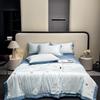 Princess Summer Quilt Korean Soft  Washed Silk Full Embroidery Tencel Cool Quilt  Women Girl For Summer Comforter Bedding