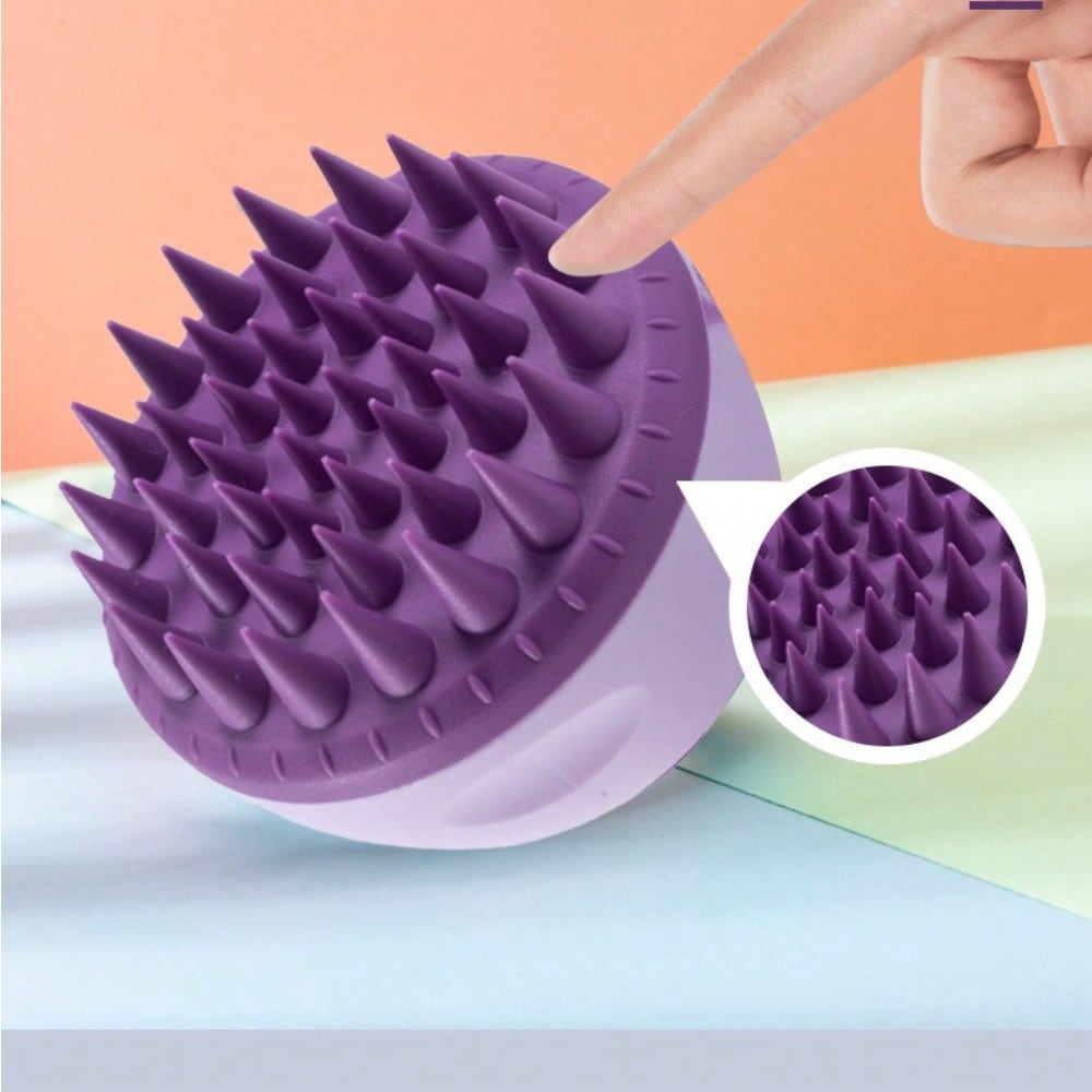 1pcs Scalp Cleaning Massage Brush, Silicone Hair Washing Comb Multifunctional Hair Washing Brush, Hair Washing Tool Deep Cleaning Massage Comb
