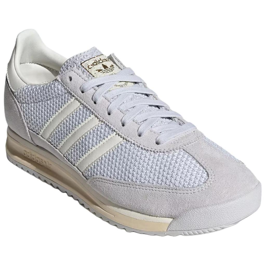 Adidas Originals Sl 72 Rs Leather Versatile Comfortable Durable Low-Top Lifestyle Casual Shoes Unisex Casual Shoes Gray JR8773