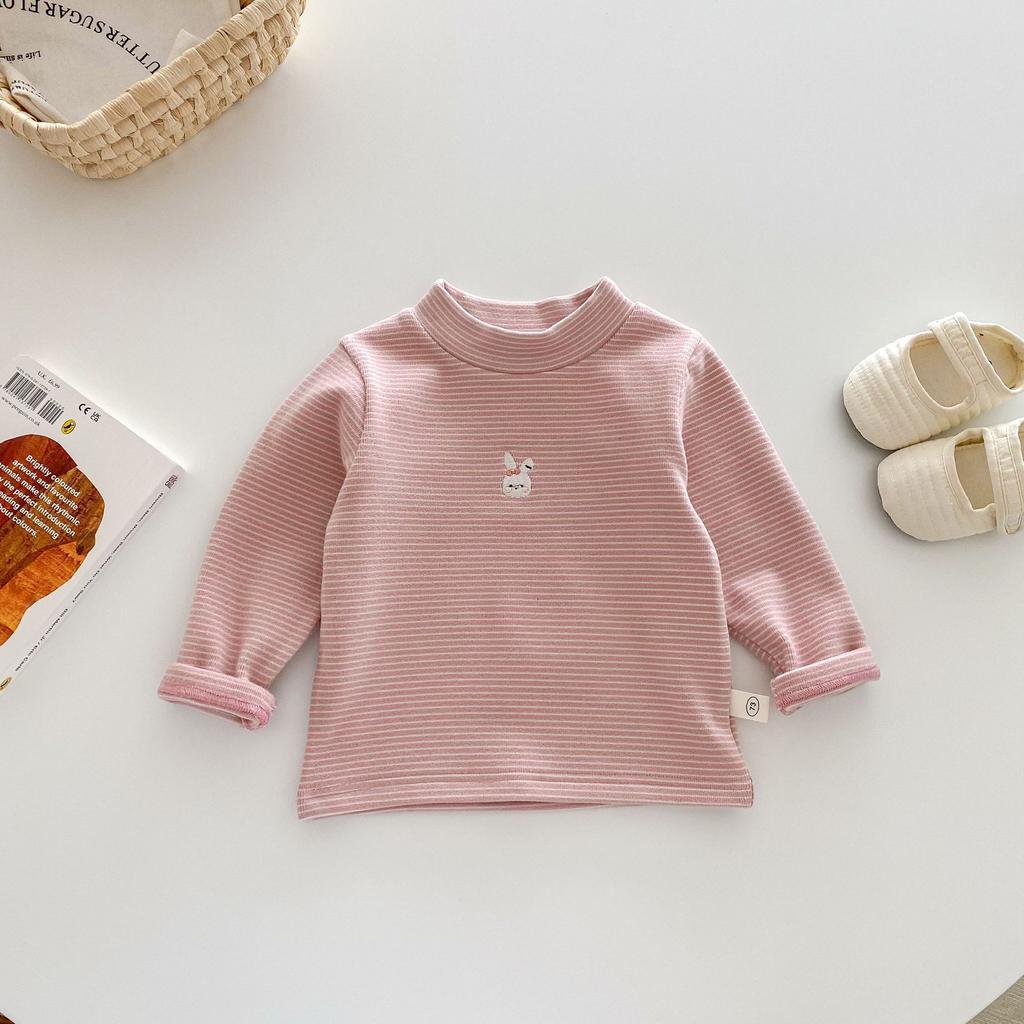 Kids Thermal Base Layer Shirt Cartoon Print Winter Inner Wear Top for Boys Girls 0-5 Years