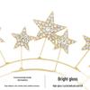 Exquisite Double Layer Rhinestone Star Bridal Headpiece & Party Hairband