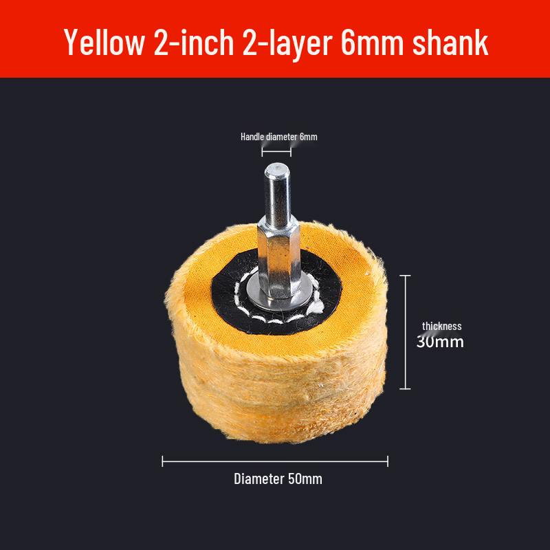 Thickened Polished Cloth Polishing Head for Metal and Acrylic, Tool Artifact