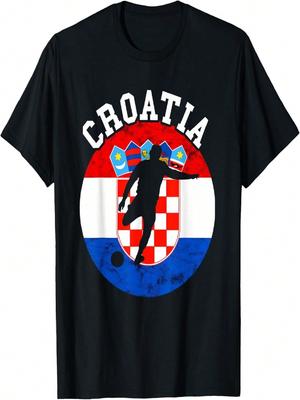 Croatia Croatian Football Croatian Flag Hrvatska Soccer Team T-Shirt