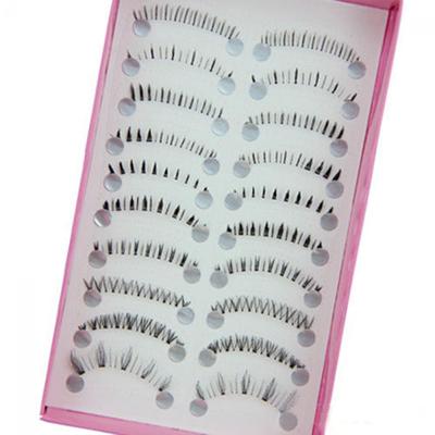 10 Pairs Hot Natural Fake Handmade Bottom Eye Lashes Lower False Eyelashes