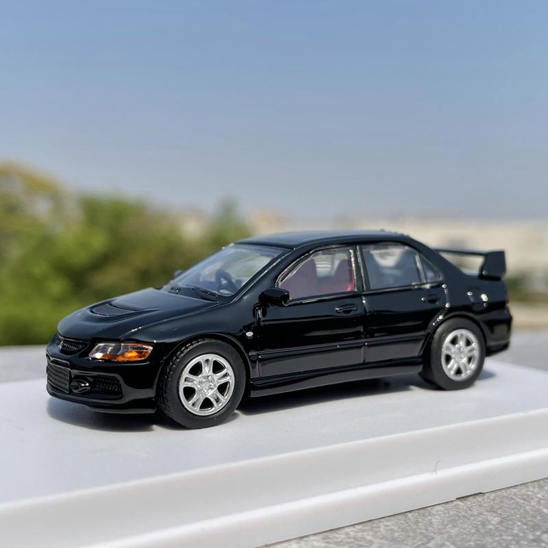 1:64 Mitsubishi Lancer Evolution Evo Ix 9 Leichtmetall-Sportwagenmodell Druckguss Metall Rennfahrzeuge Automodell Simulation Kindergeschenke