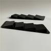 1Pair Glossy Black  Air Flow Intake Hood Scoop Vent Cover Universal Car Styling