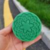 Flower Pattern Silicone Candle Molds for Handmade Candle Soap Making 4 Cavities Chocolate Fondant Molds