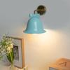 Nordic Ins Cream Glass Bowknot Bell Wall Lamp Bedside Bedroom E27 LED Wall Mounted Kitchen Island Kids/Princess Room Store Cafe