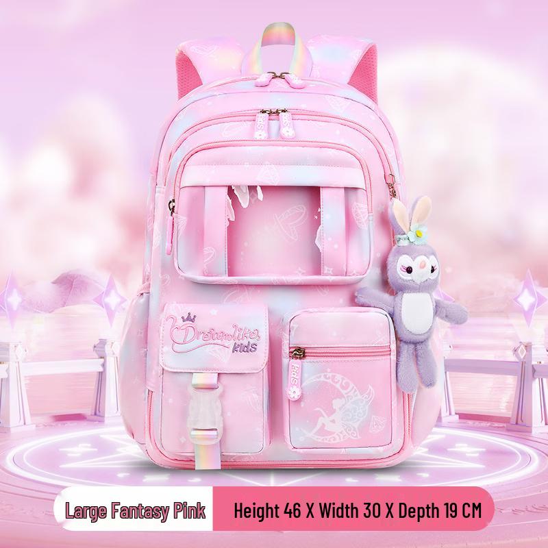 CHUNLONG Lightweight Dreamy School Backpack with Doll