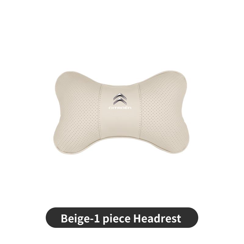 

Car Seat Headrest Lumbar Support Neck Pillow Spine Protector Accessories For Citroen Aircross C4 C3 C5 C1 C2 Berlingo Celysee бежевый