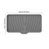 New Silicone Faucet Mat Kitchen Sink Tray Soap Dispenser Sponge Drain Pad Sink SplashDrying Mat Countertop Storage Tray SoapTray