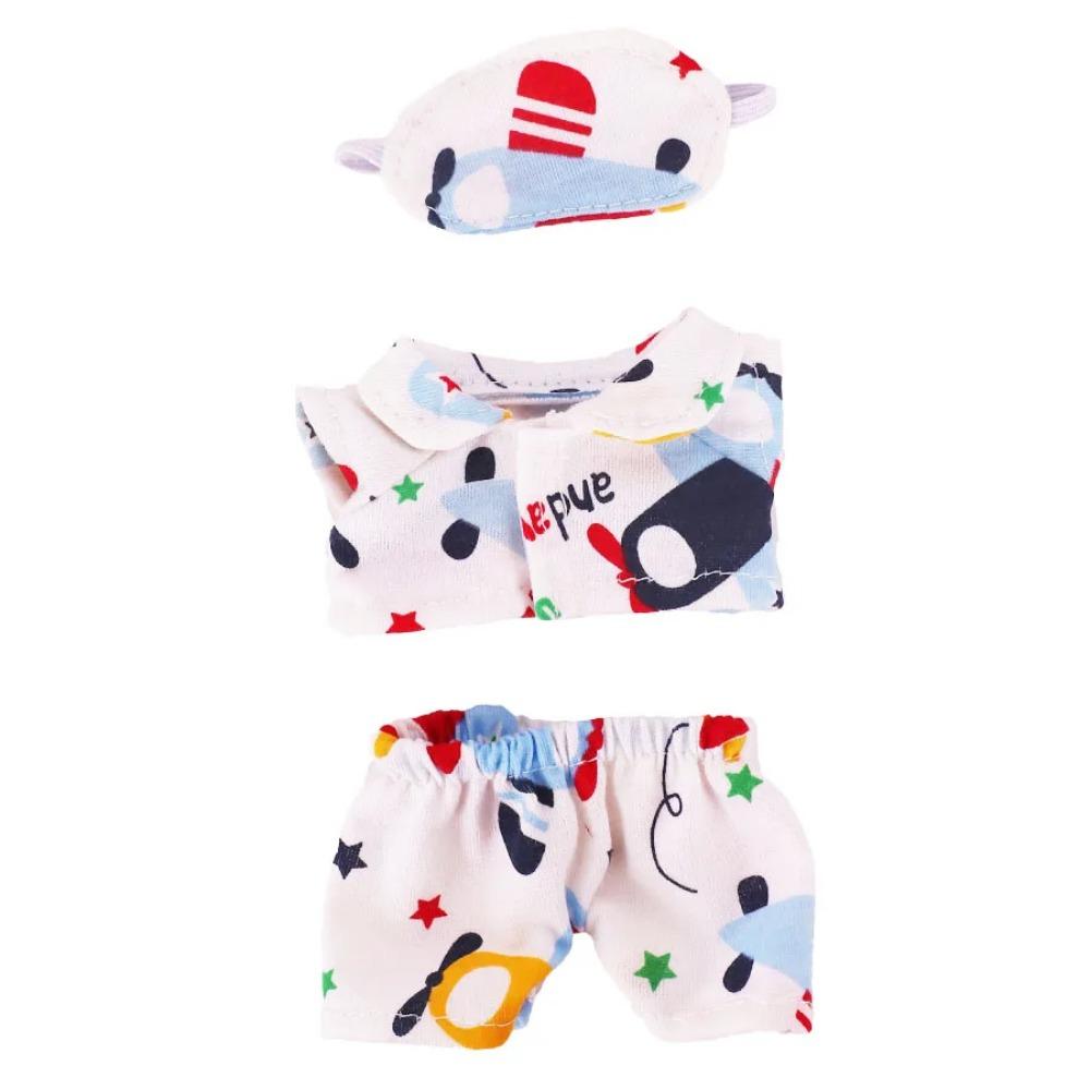 

Набор мини-аксессуаров для куклы 17 см для куклы Labubu Pop 3 шт./набор Кровать+Одеяло+Подушка Пижама Спальный мешок Кукольный домик Подарок,Игрушки для девочки