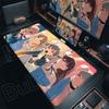 Office Laptop Keyboard Tabletop Mats Cute Girl Shiina Taki M-MyGO BanG Dream Mouse Pads Large Locking Edge Decoration Gaming Rug