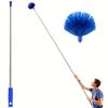 Adjustable-length Ceiling Cleaner for Removing Cobwebs: Made of Metal and Resin, Ideal for Use In Living Rooms, Bedrooms