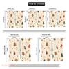 2pcs,2D Plane Printing Curtains Roller Blinds Christmas Cute Decorations (2) Versatile Polyester (without Rod) Outdoor