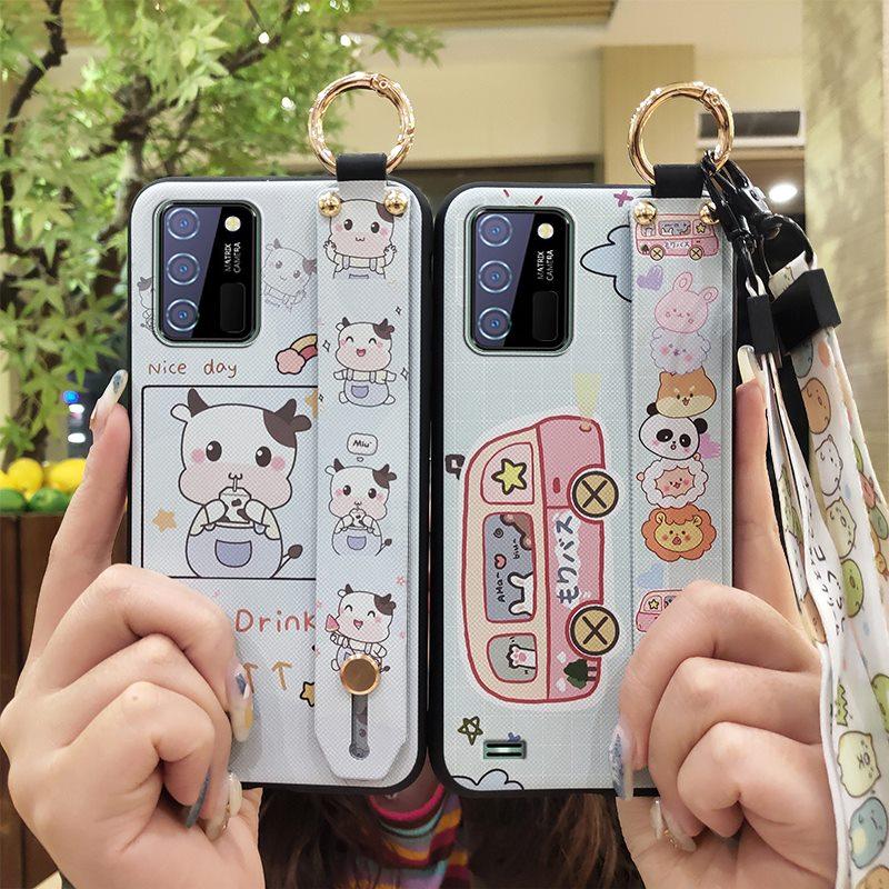 Shockproof Anti-dust Phone Case For Oukitel C25 Soft case Phone Holder Ring Anti-knock Waterproof Fashion Design Cute