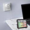 4inch Large Screen Multifunction Air Quality Monitor Including Temperature, Humidity, CO CO2 TVOC for Home