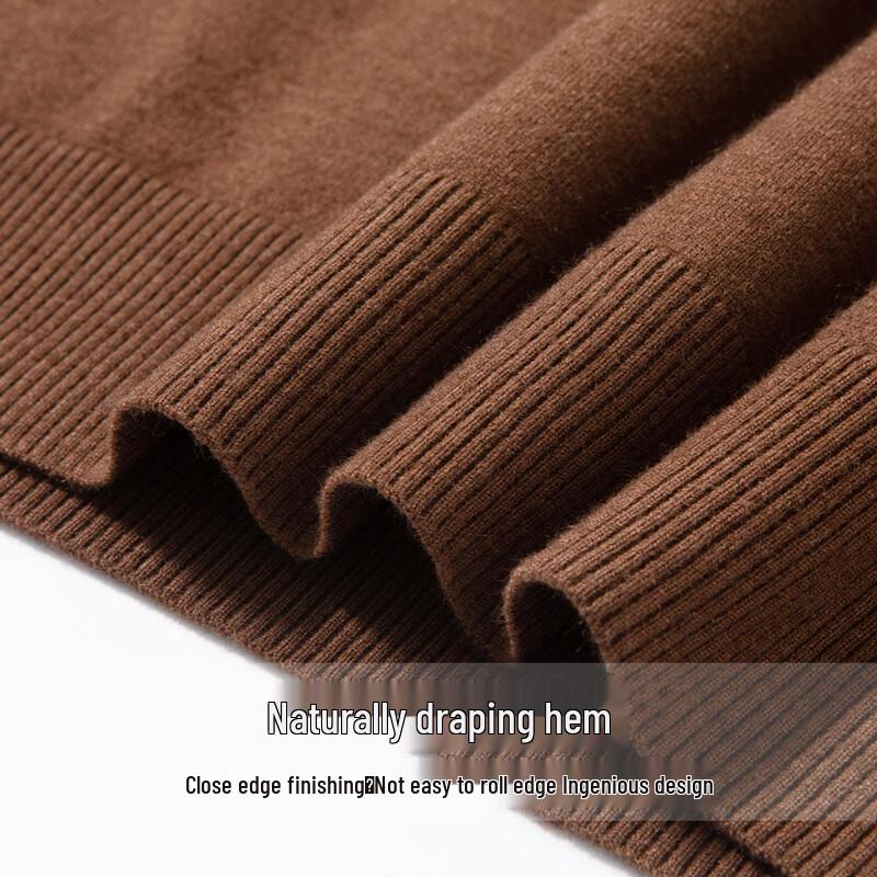 Hodo Men's Warm Wool Blend Knit Sweater