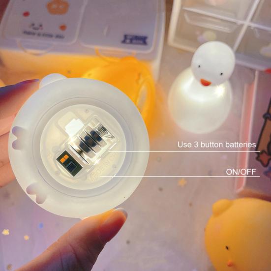 Night Appearance Lighting Flicker Rechargeable Soft Lamp Adorable Free Eye Protection Decorative