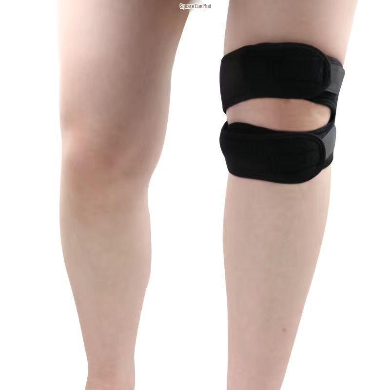 Outdoor Sports Knee Pads with Patella Strap: Ideal for Basketball, Football, Tennis, Hiking, Cycling & Fitness - Protective Compression Leg Sleeves