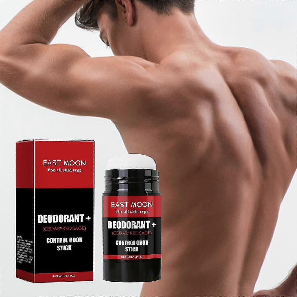 26-27 Men's underarm treatment stick, clean armpit odor, refreshing and lasting fragrance, portable body care stick, powerful deodorant, men's antiper
