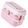 Cute Portable Students Lunch Box Microwaveable Children Cartoon Bento Box Independent Compartment Lunch Container