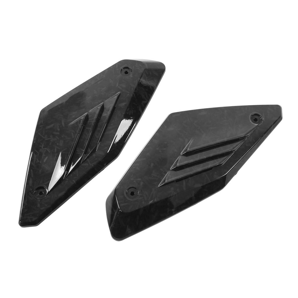 2PCS Motorcycle Side Panel Air Intake Cover Guard Protection Replacement for CB650R 2019 2020 2021Bamboo Charcoal