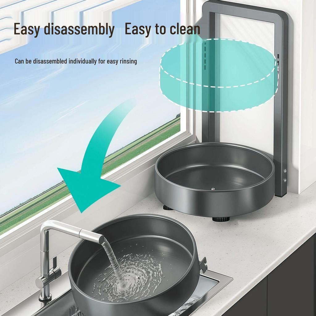 Rotating Kitchen Spice Rack - Multifunctional Storage Tray for Bottles, Oil, Salt, Soy Sauce, and Vinegar.