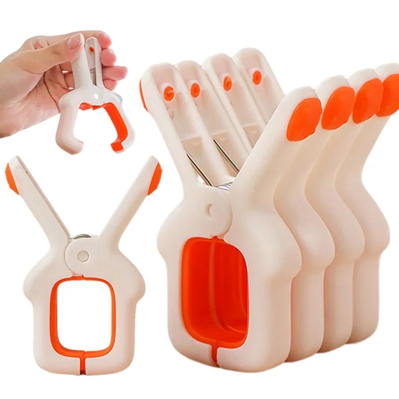 Hanging Clips Beach Towel Clips Plastic Reusable Non-Slip Fixed Drying Clothespins Strong Windproof Clothes Pegs Large Quilt