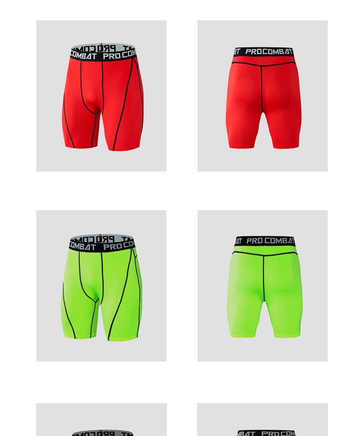 In-Stock Quick-Dry Anti-Chafe Compression Boxer Briefs for Fitness