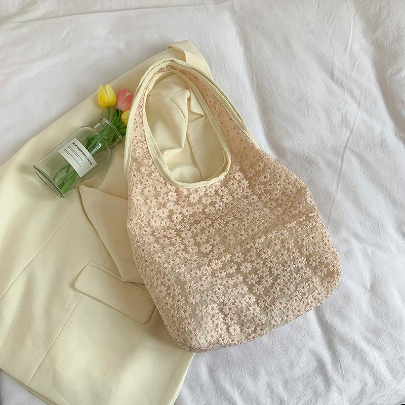 

Весна и лето 2025 новый сто нежный кружевной корейская версия сумочка с ins сумка для отдыха в этом году популярная сумка-тоут женская розовый