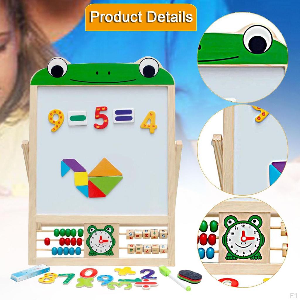 Drawing Board Learn Toy Educational Ideal Gift Painting Kids Art Easel Frog
