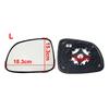 For Chevrolet Captiva 2012-2017 Car Accessories Outer Rearview Side Mirrors Lens Rear View Mirror White Glass with