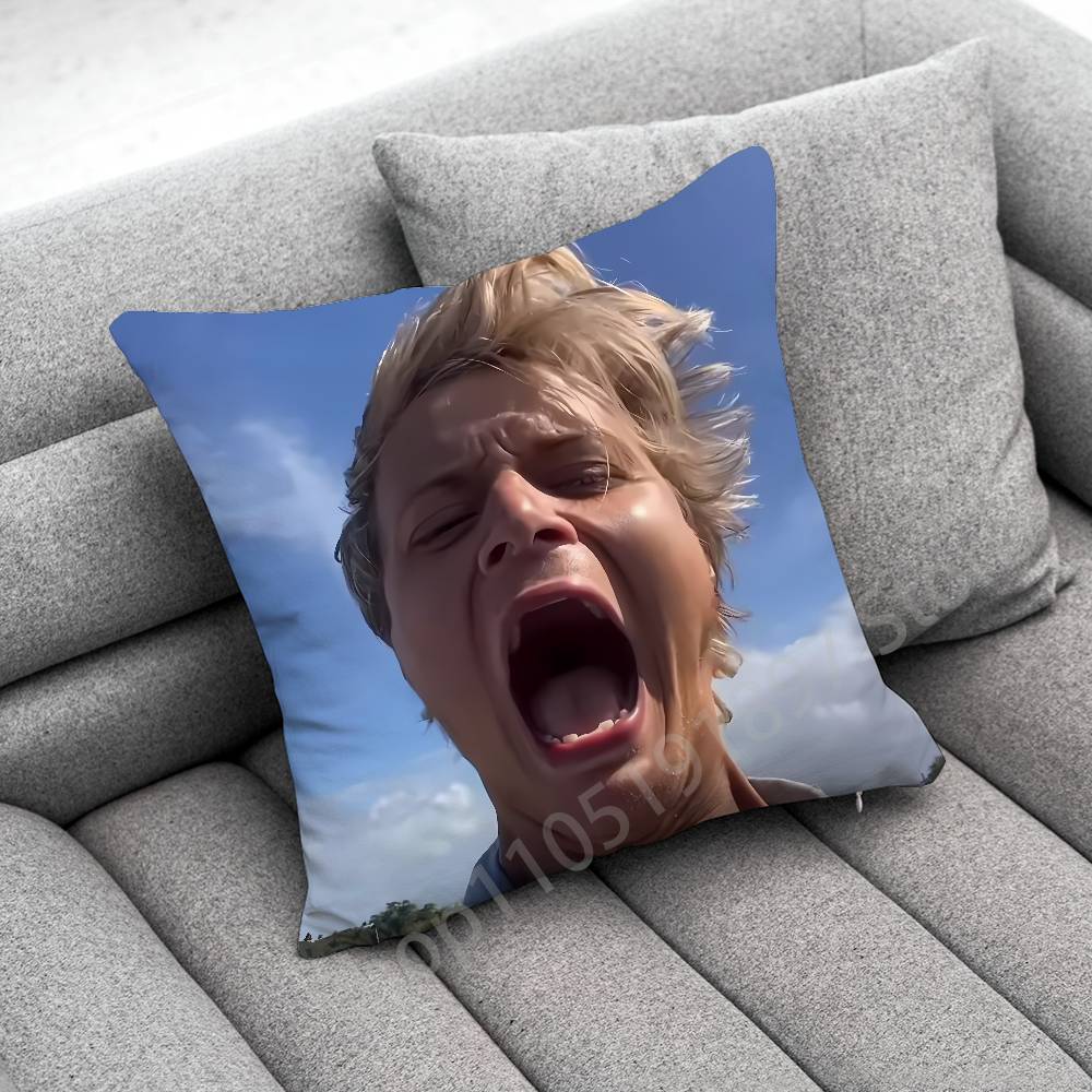 American Actor R-Rudy Pankow Throw Pillow Case For 50cm 30cm 55cm 45*45cm 40cm Square Bed Pillowcase Cover