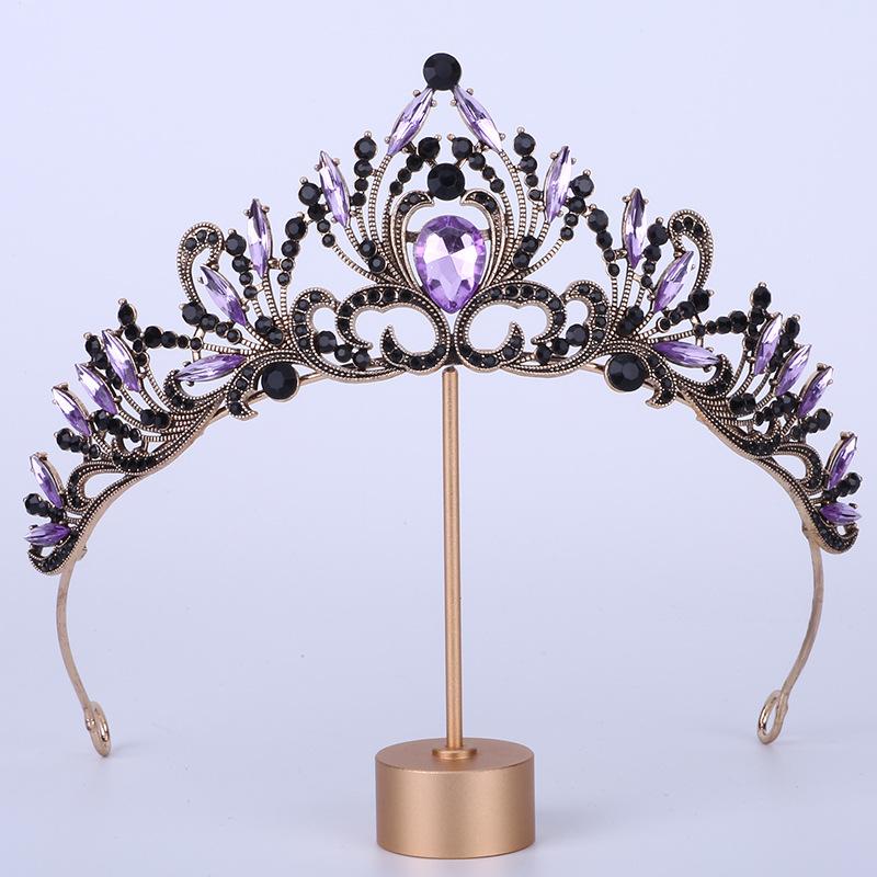 Bride Crown Headdress Birthday Wedding Hairband Jewelry Queen Wedding Alloy Hair Accessory Crown