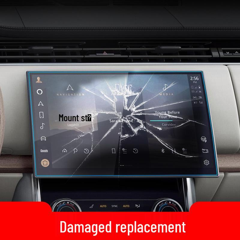 Tempered Film Protective Patch for Land Rover Range Rover Sport Navigation Panel - Fits 25 Models