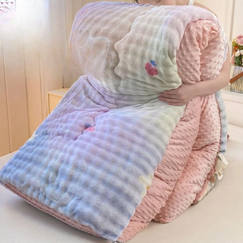 

Oeny Strawberry KT Plush Warm Quilt