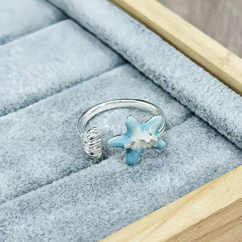 Purple Romantic~ Butterfly Sweet Cool Enamel Dripping Oil Zir*****Pening Ring Exquisite Stacking Temperament Ring Woman