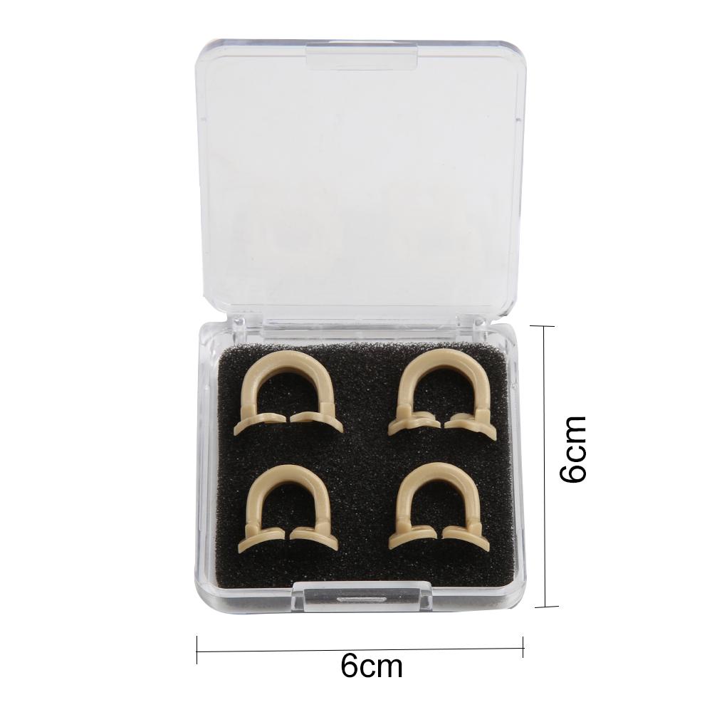 High Quality 4pcs/box Dental Dam Clips Resin Barrier Clamps Rubber Sectional Matrix Band Molar Clips Dental Rubber Dam Clip